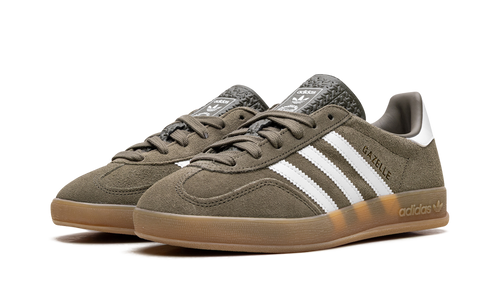 Adidas Gazelle Indoor Olive Strata Cloud White Gum JQ0174