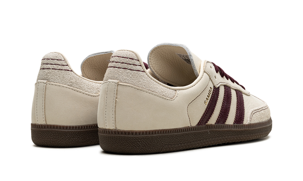 Adidas Samba OG WMNS Wonder White Maroon IG1987