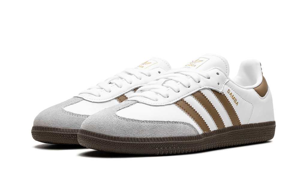 Adidas Samba OG Cloud White / Brown Desert JH8796