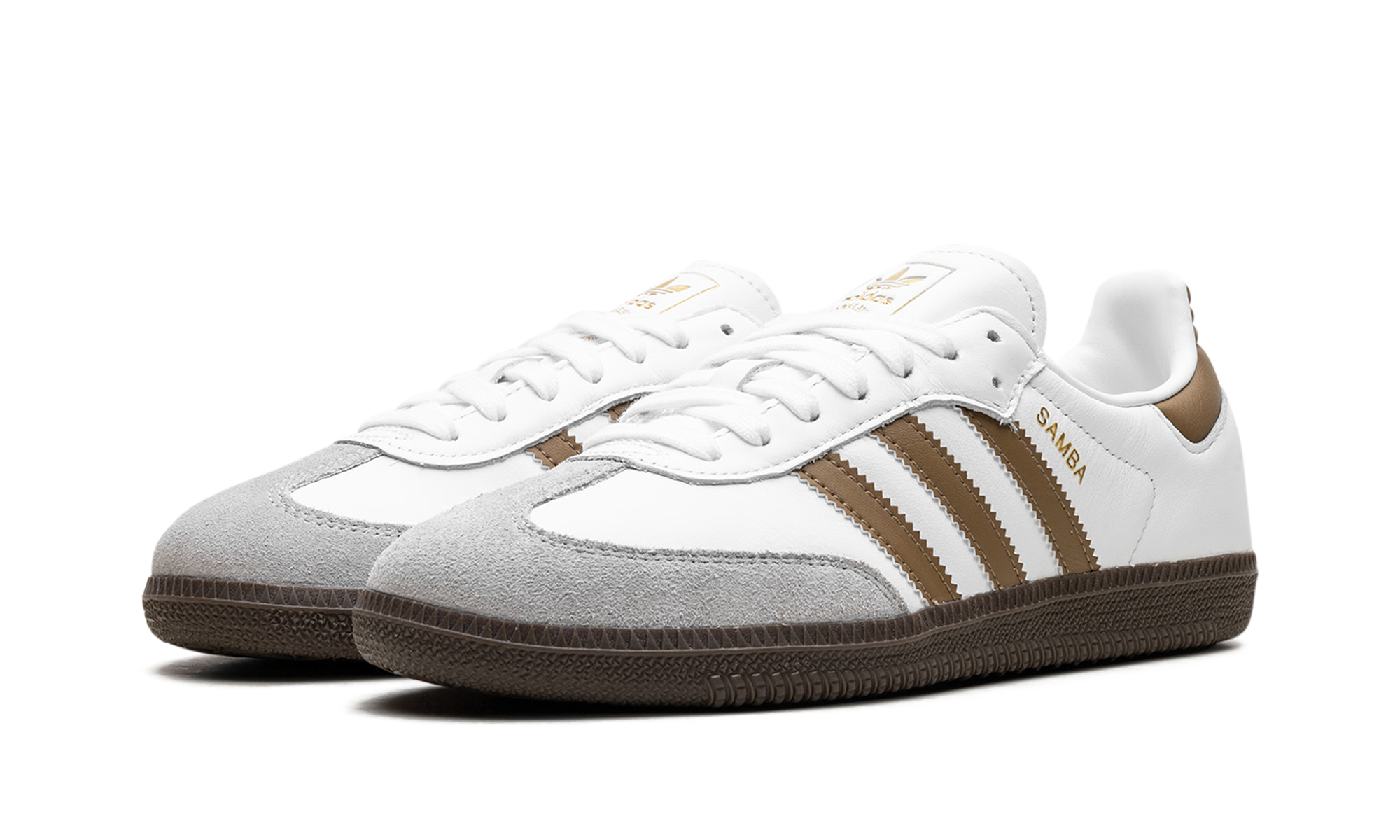 Adidas Samba OG Cloud White / Brown Desert JH8796