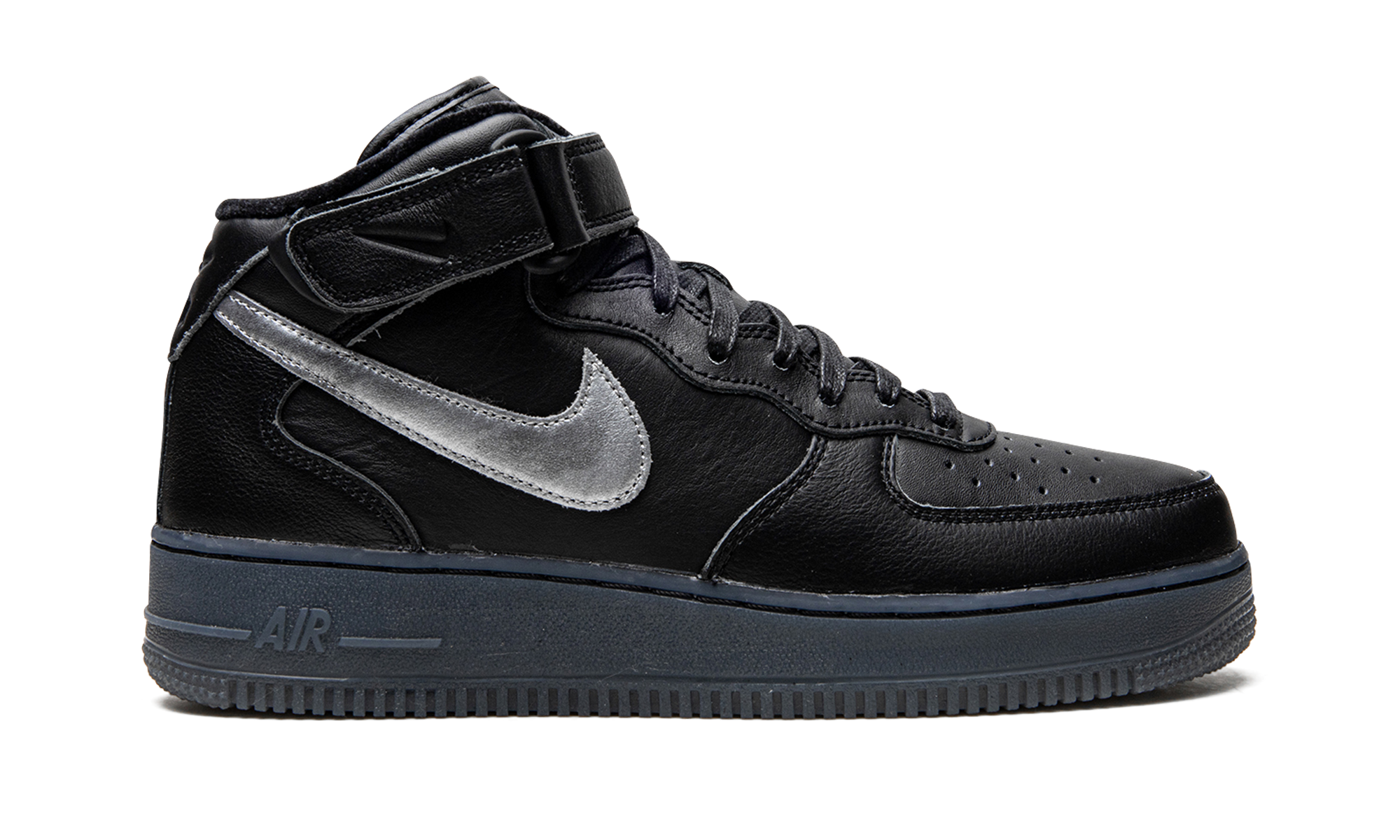 Nike Air Force 1 Mid Black / Metallic Silver DX3061 001