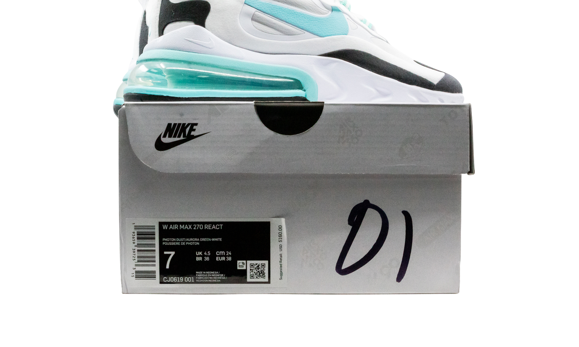 Nike AIR MAX 270 REACT WMNS Photon Dust CJ0619 001