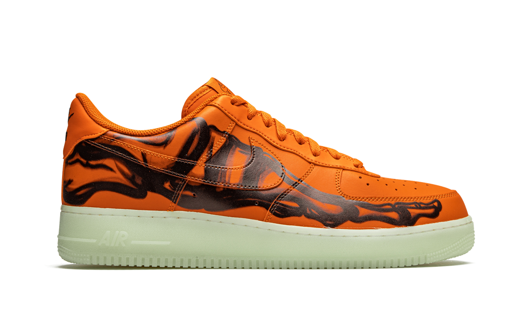 Nike Air Force 1 Low Orange Skeleton CU8067 800