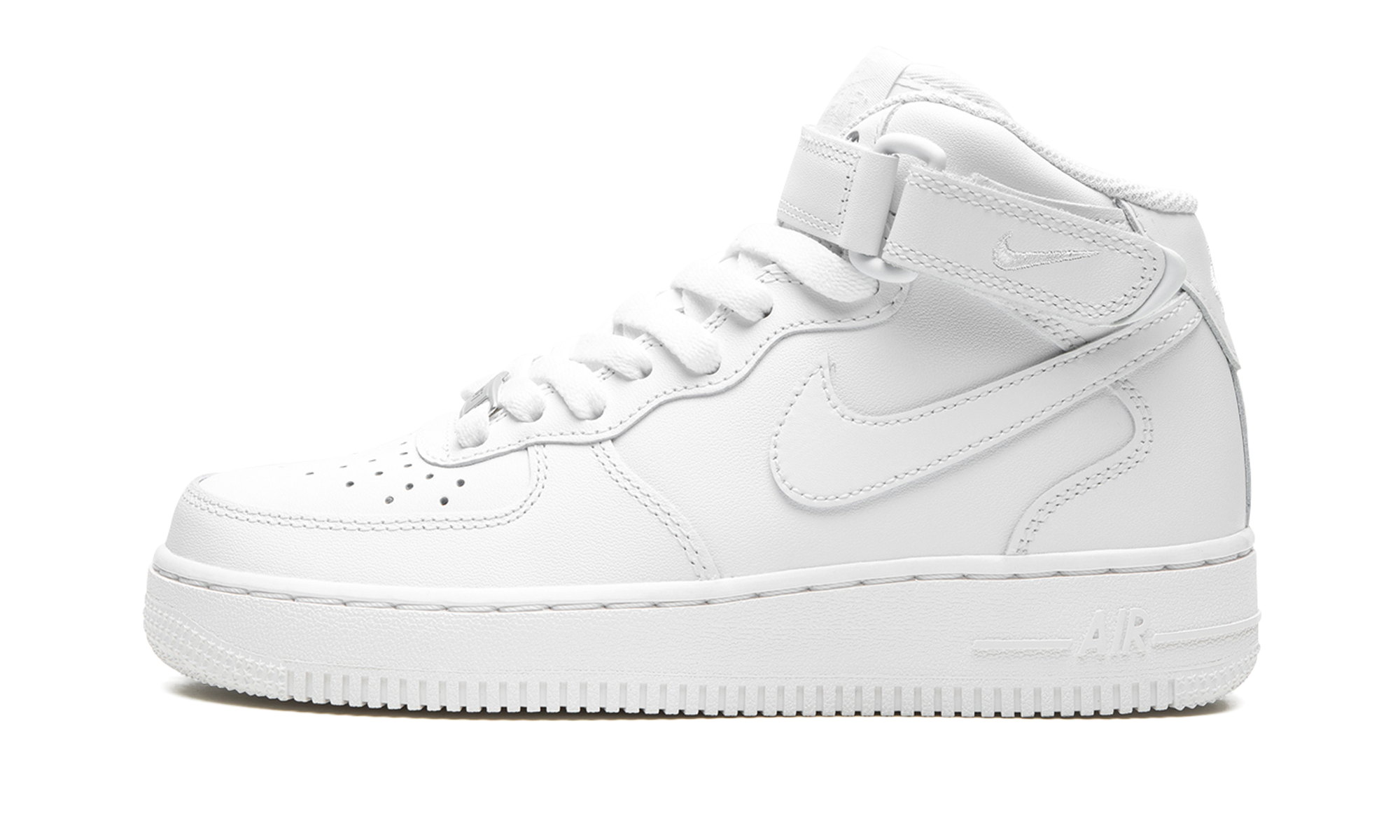 Nike AIR FORCE 1 '07 MID MNS WMNS Triple White DD9625 100