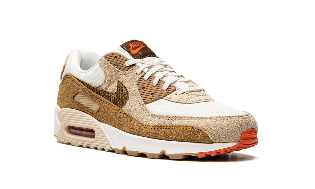 Nike AIR MAX 90 WMNS Pale Ivory Snakeskin Swoosh DX9502 100