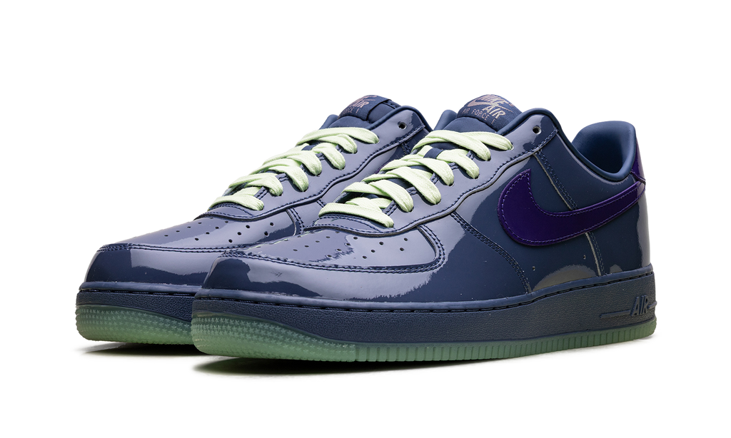 Nike Air Force 1 Low Patent Leather Mystic Navy Grape Ice IO4489 400