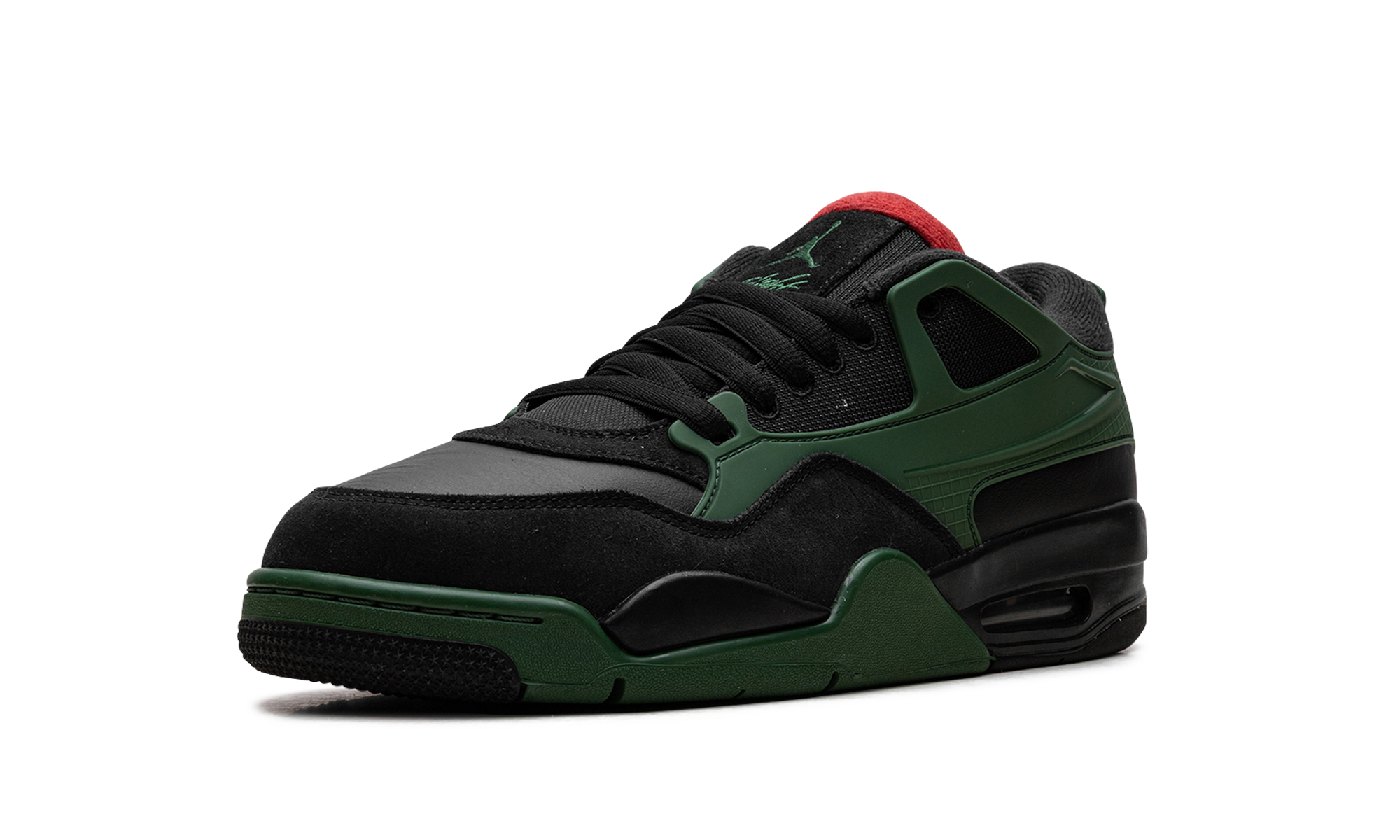 Jordan 4 RM Black Gorge Green University Red FQ7939 003