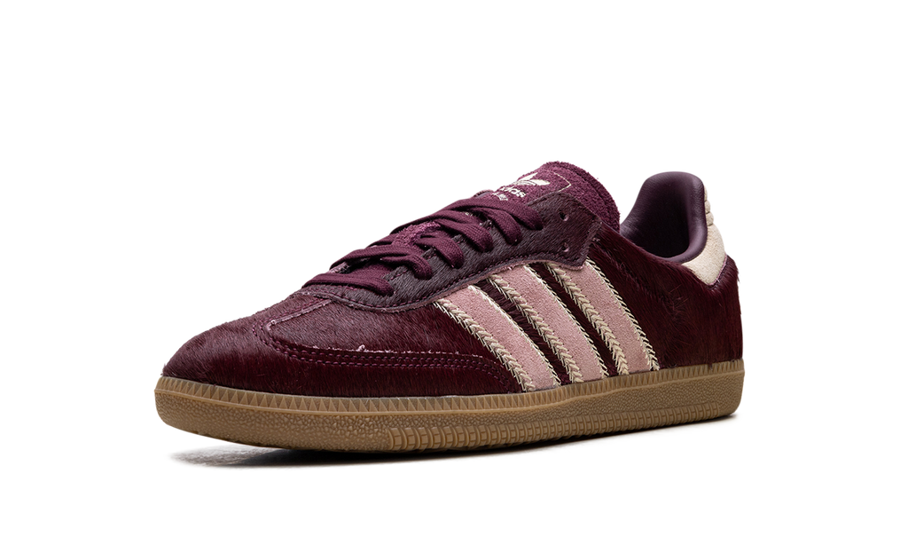 Adidas Samba OG WMNS Maroon Sand Strata Pony JP5330