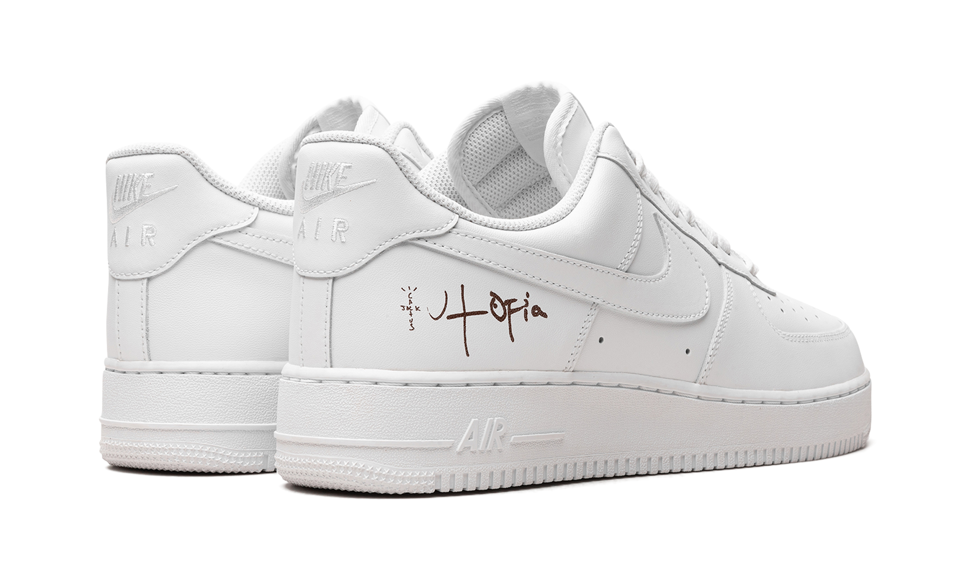 Nike AIR FORCE 1 LOW '07 WMNS Travis Scott Cactus Jack Utopia Edition - White DD8959 100 UTOPIA
