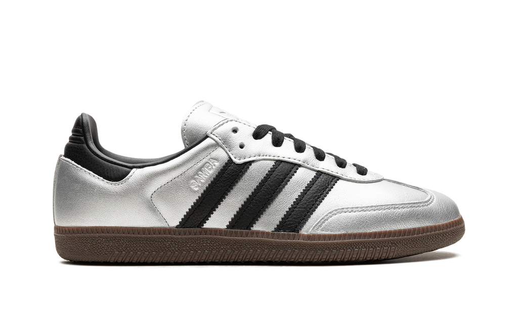Adidas Samba OG WMNS Silver Metallic Black Gum JI4218