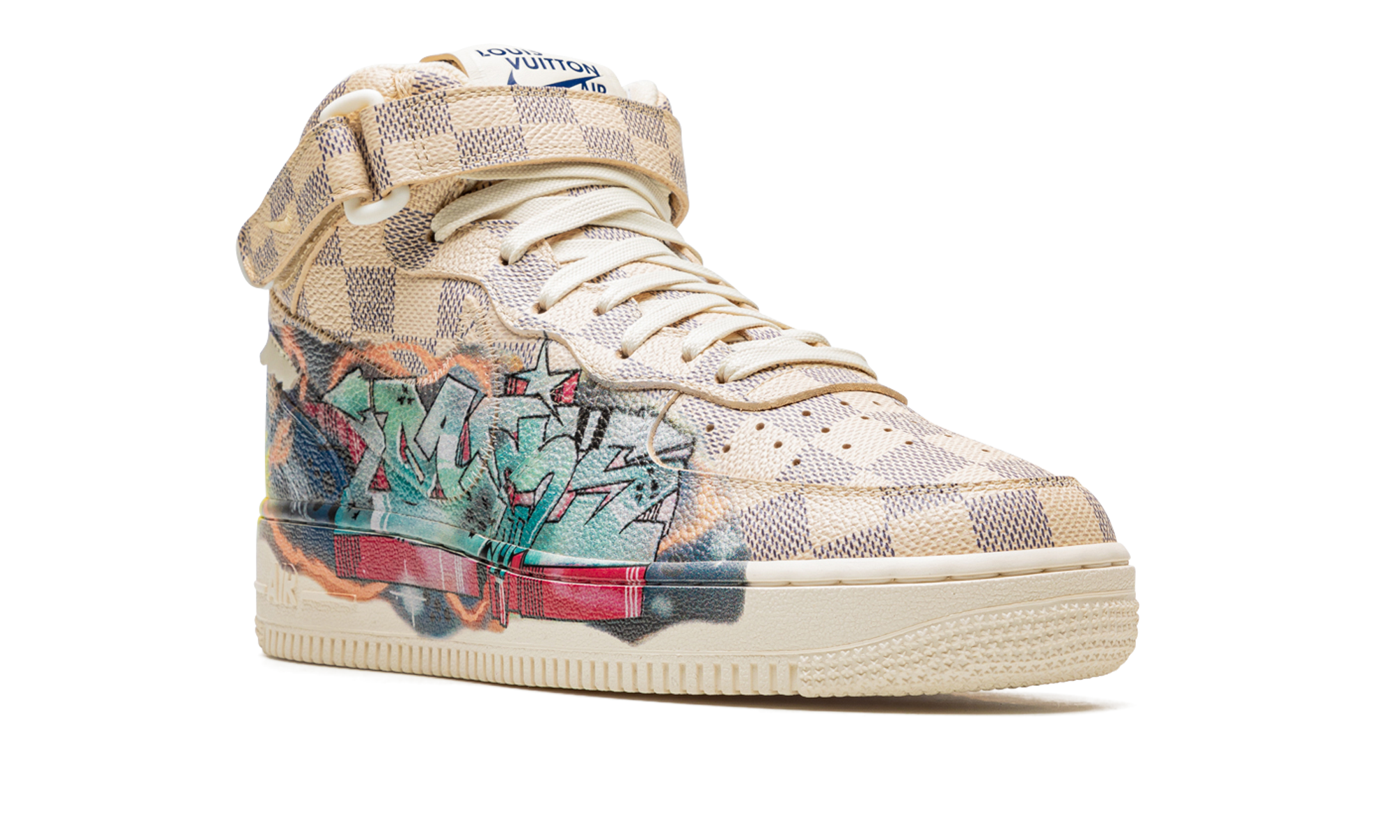 Nike Louis Vuitton Air Force 1 Mid Virgil Abloh - Graffiti 1A9VE0