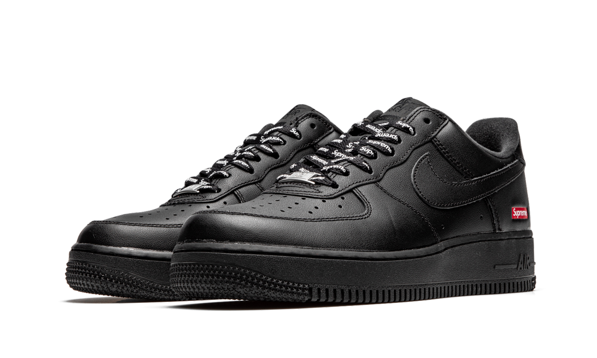 Nike Air Force 1 Low Supreme - Mini Box Logo Black CU9225 001