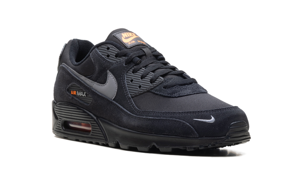 Nike Air Max 90 Black Metallic Cool Grey Orange DO6706 010
