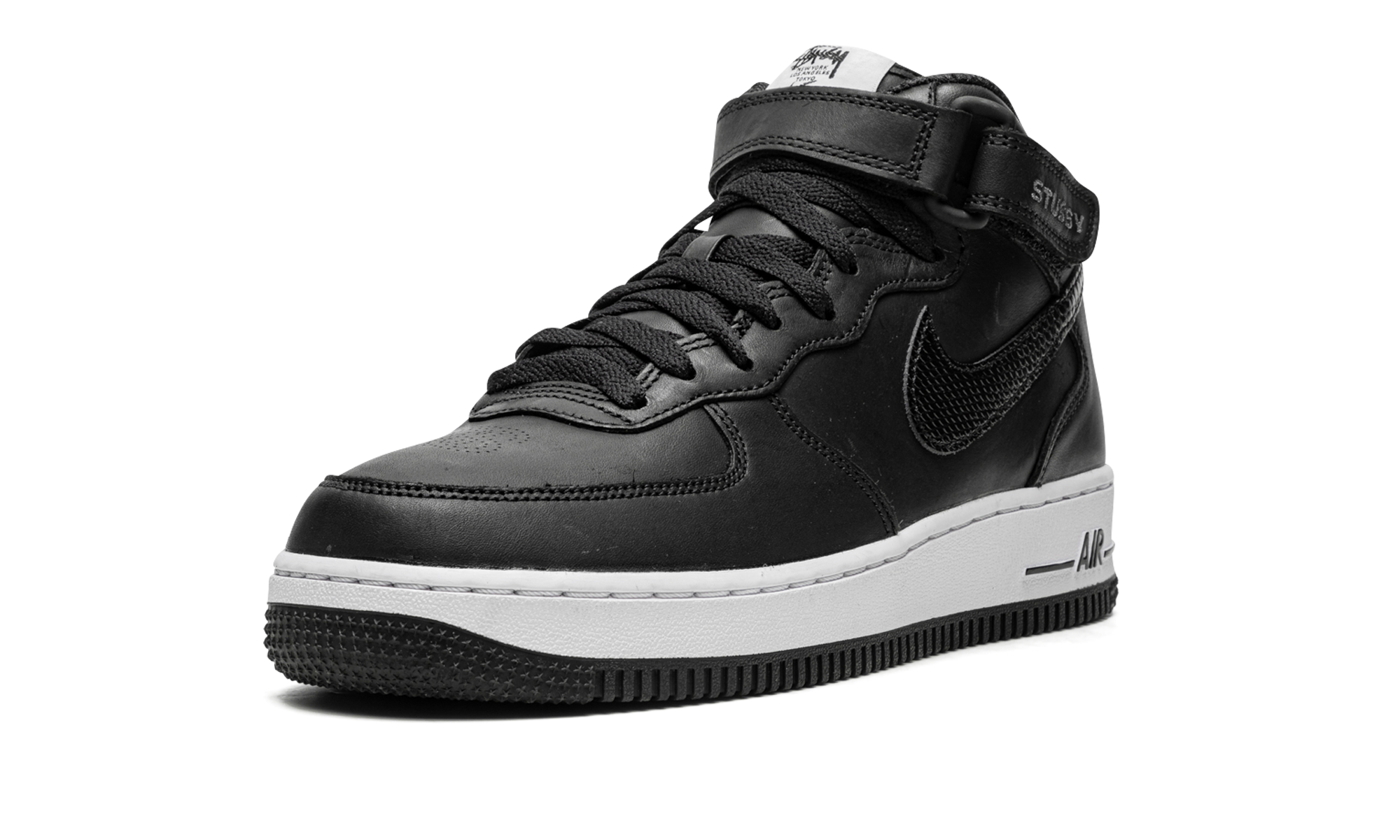Nike Air Force 1 Mid Stussy - Black DJ7840 001