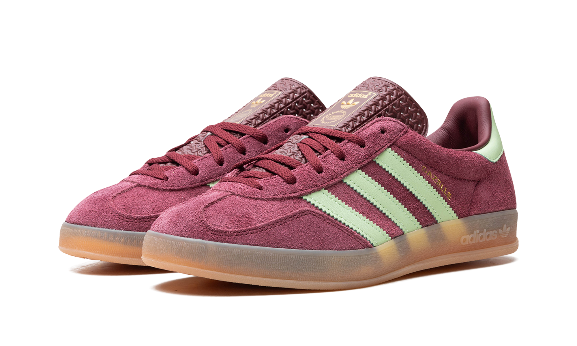 Adidas Gazelle Indoor Shadow Red Semi Spark Green IH7487