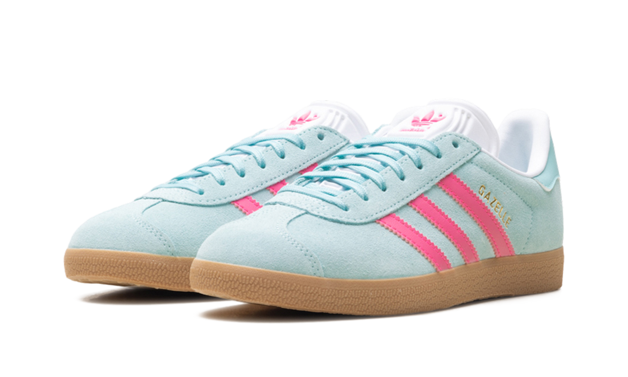 Adidas Gazelle WMNS Flash Aqua Lucid Pink JI1375