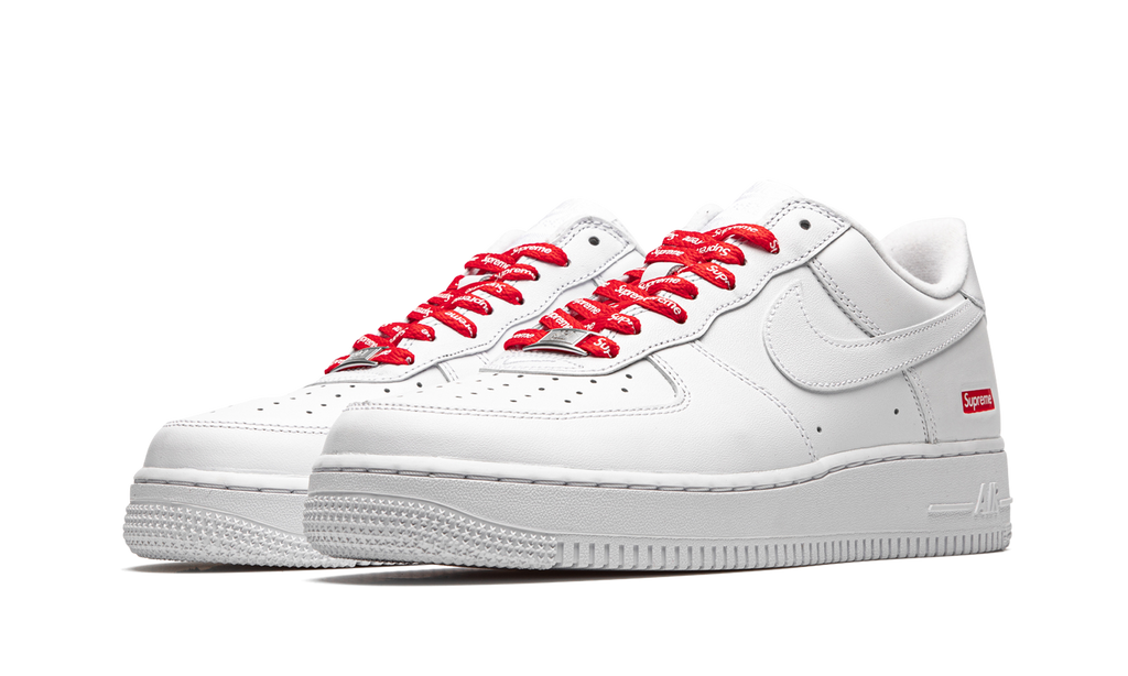 Nike Air Force 1 Low Supreme - Mini Box Logo White CU9225 100