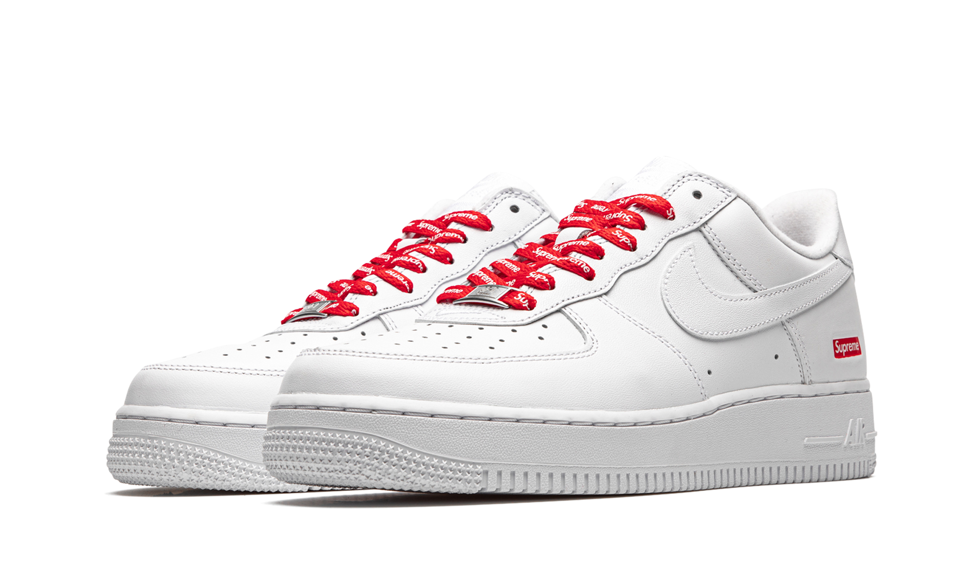 Nike Air Force 1 Low Supreme - Mini Box Logo White CU9225 100