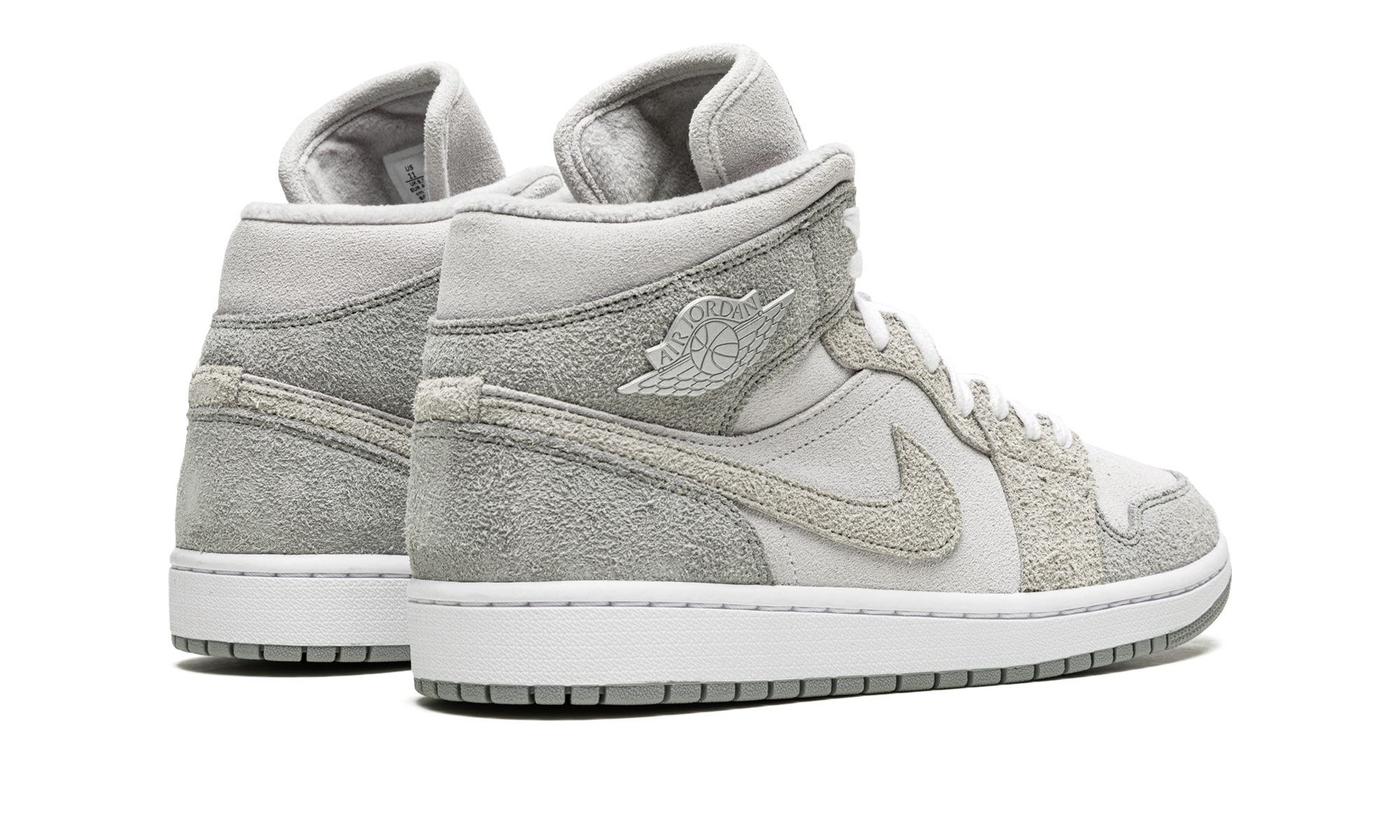 AIR JORDAN 1 MID SE WMNS Grey Fleece DO7139 002