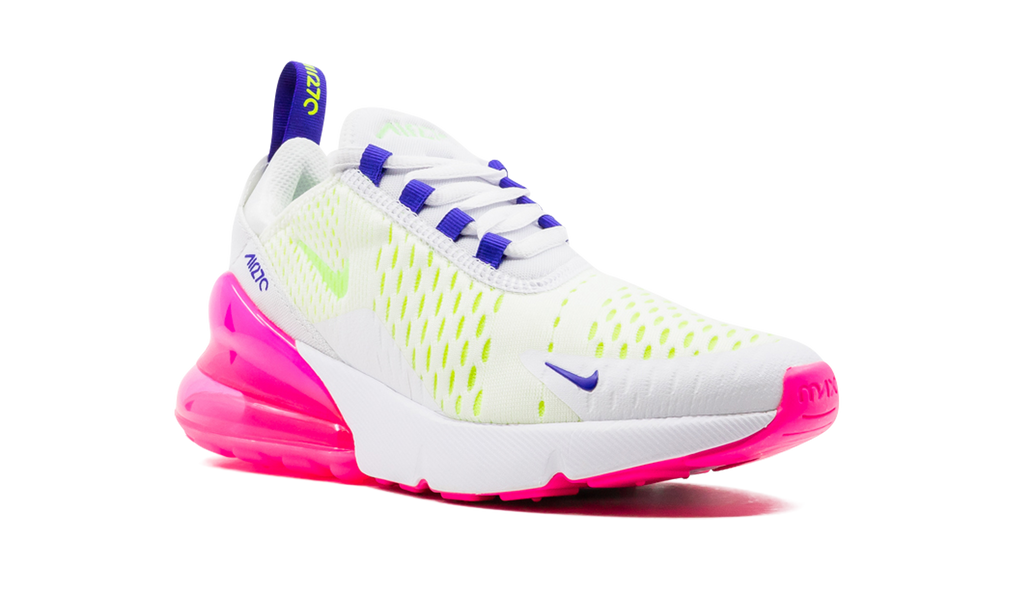 Nike AIR MAX 270 MNS WMNS White / Pink Blast / Volt DH0252 100