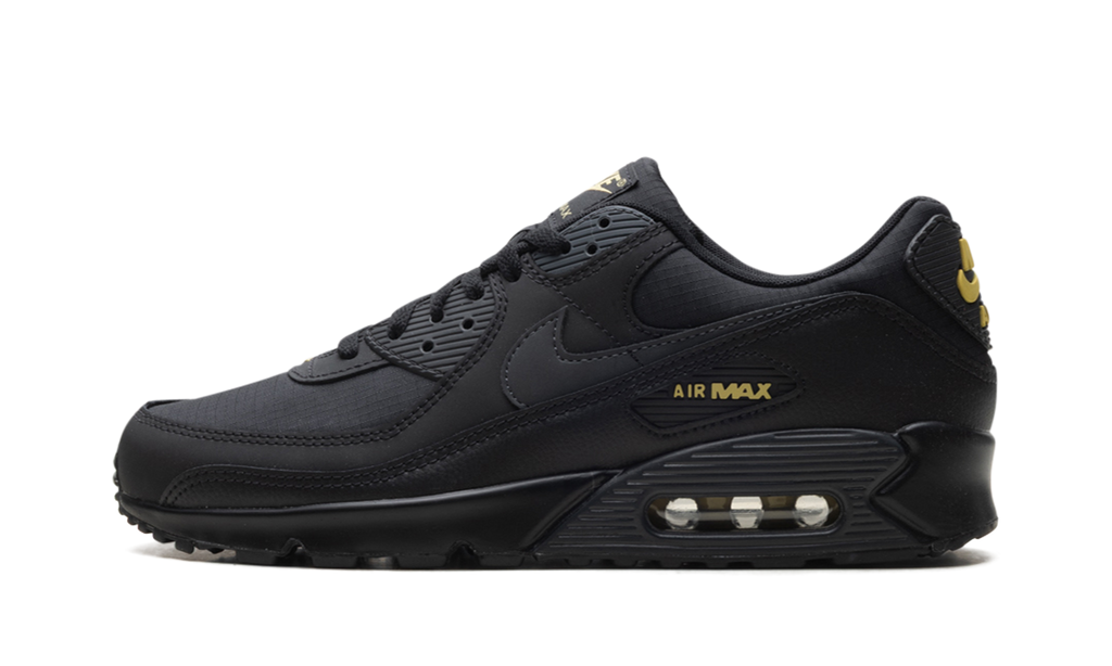 Nike Air Max 90 Black Buff Gold IB7680 001