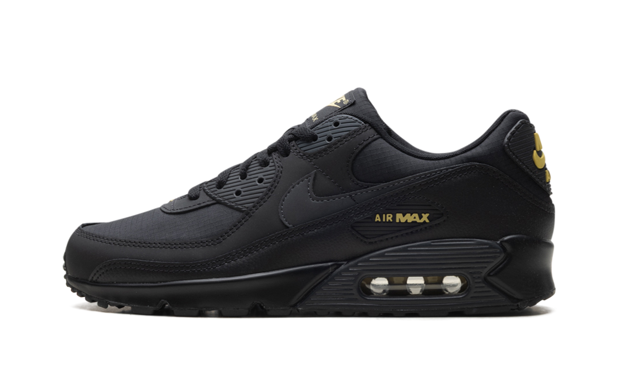 Nike Air Max 90 Black Buff Gold IB7680 001