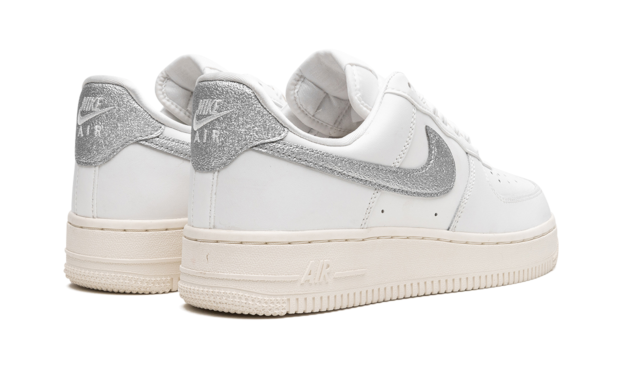 Nike AIR FORCE 1 '07 MNS WMNS Summit White Sail White Metallic Silver DQ7569 100