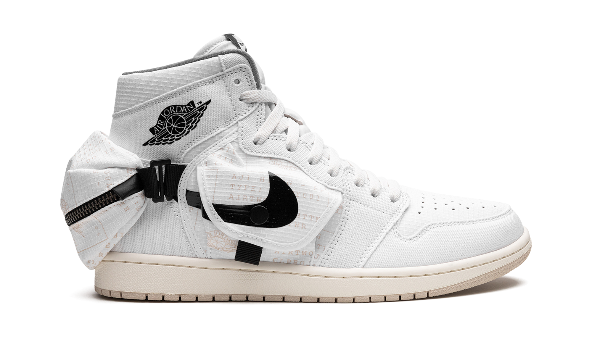 Air Jordan 1 Utility WHITE BLACK DO8727 100