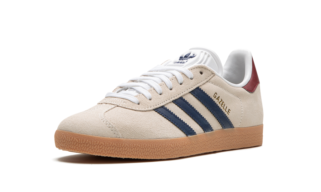 Adidas Gazelle Off White / Dark Blue / Gum IE0546