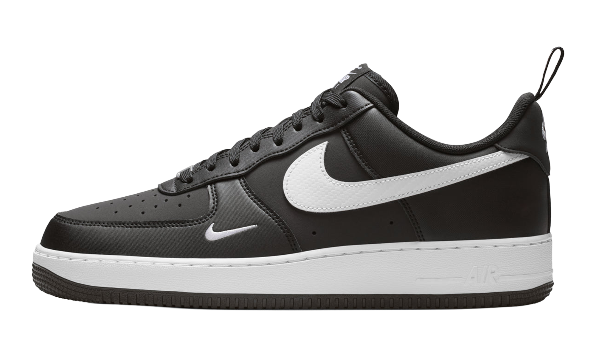 Nike Air Force 1 Low '07 LV8 Carbon Fiber Swoosh - Black / White IR5599 001