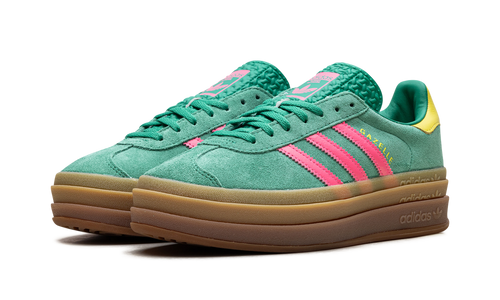 Adidas Gazelle Bold WMNS Court Green Lucid Pink JH9668