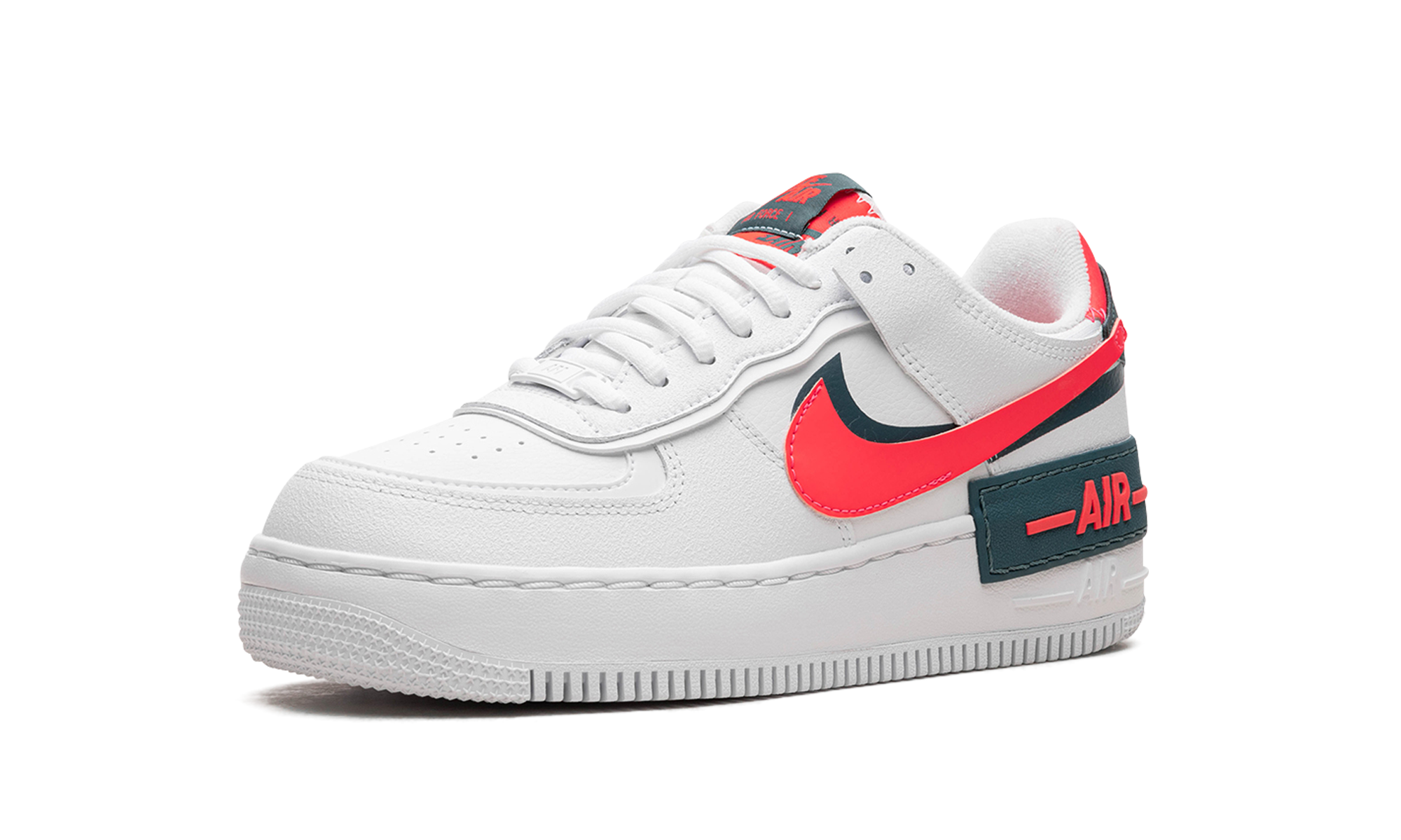 Nike AIR FORCE 1 SHADO NMS WMNS White Solar Red DB3902 100