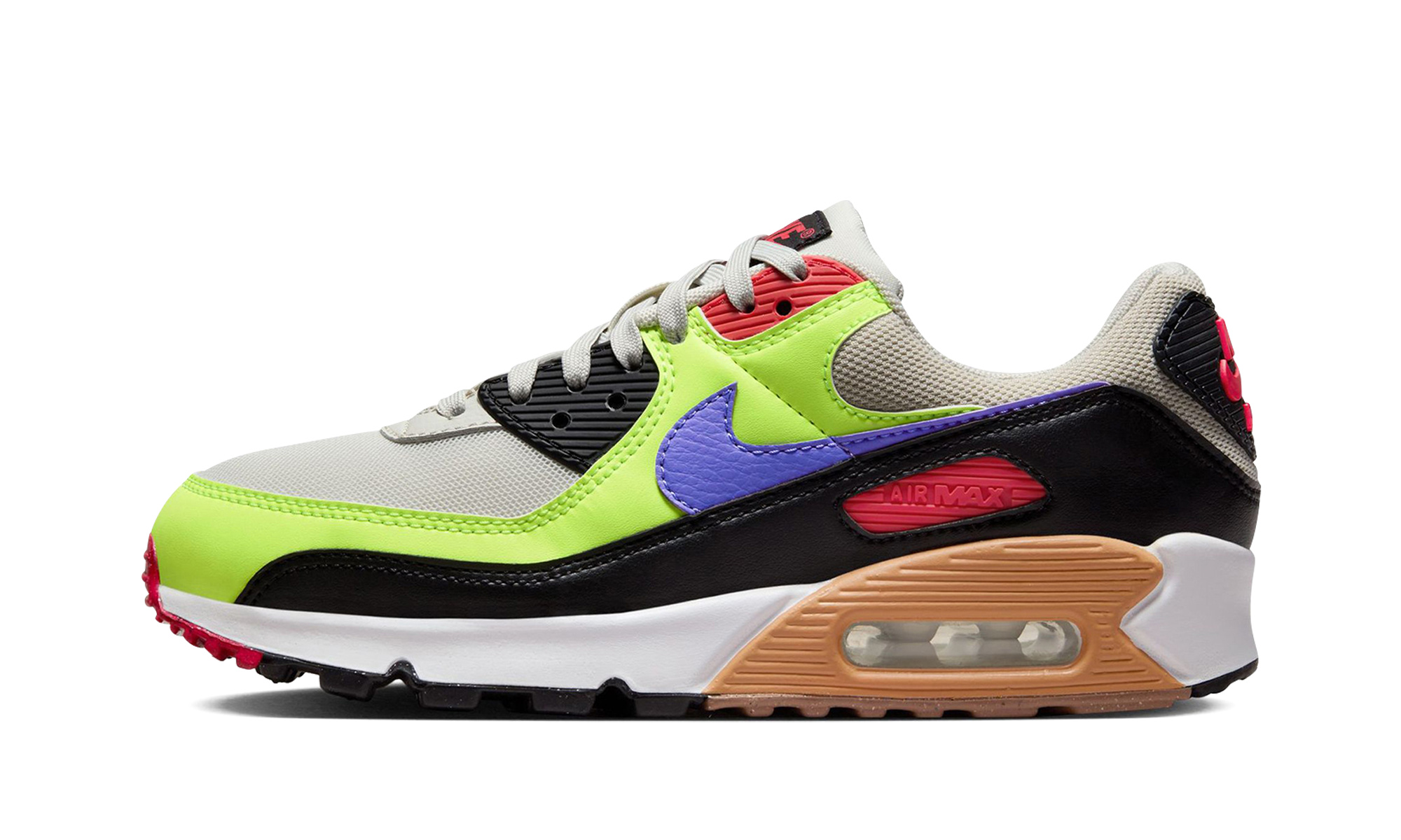 Nike Air Max 90 WMNS Volt Light Bone Ultramarine DH8010 003