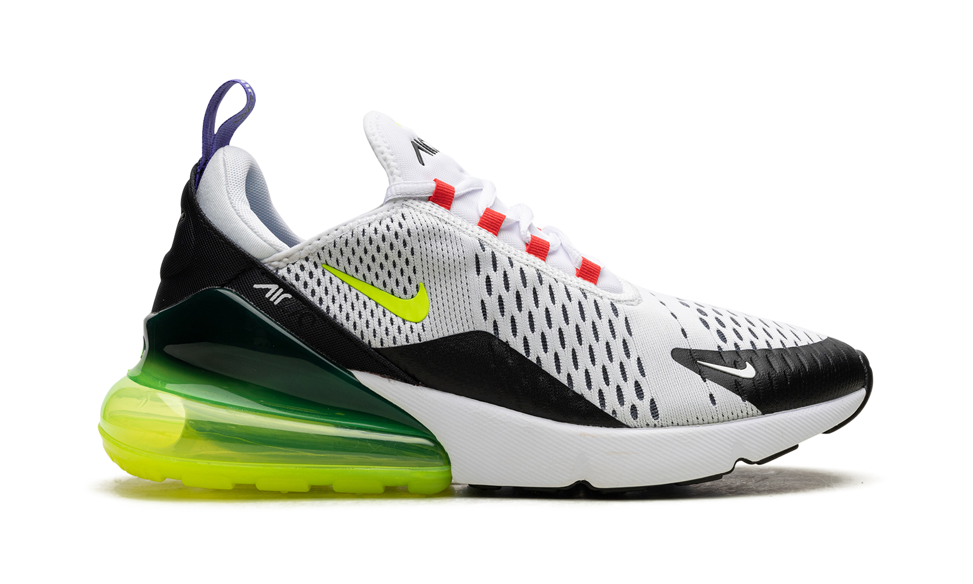 Nike AIR MAX 270 WMNS White Volt Siren Red AH6789 116