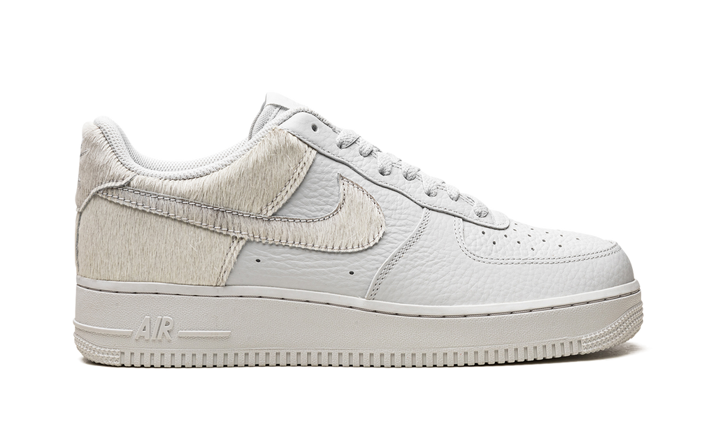 Nike AIr Force 1 White Pony Hair Heel DM9088 001