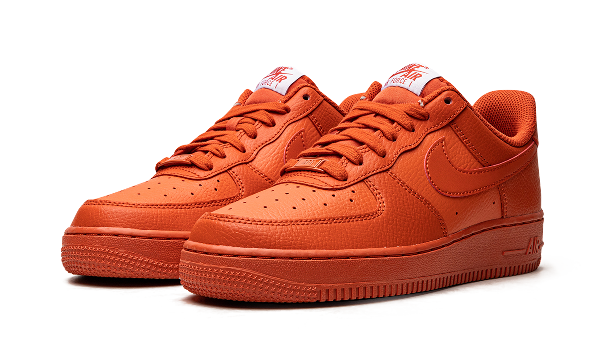 Nike AIR FORCE 1 '07 MNS WMNS Triple Orange DZ4442 800