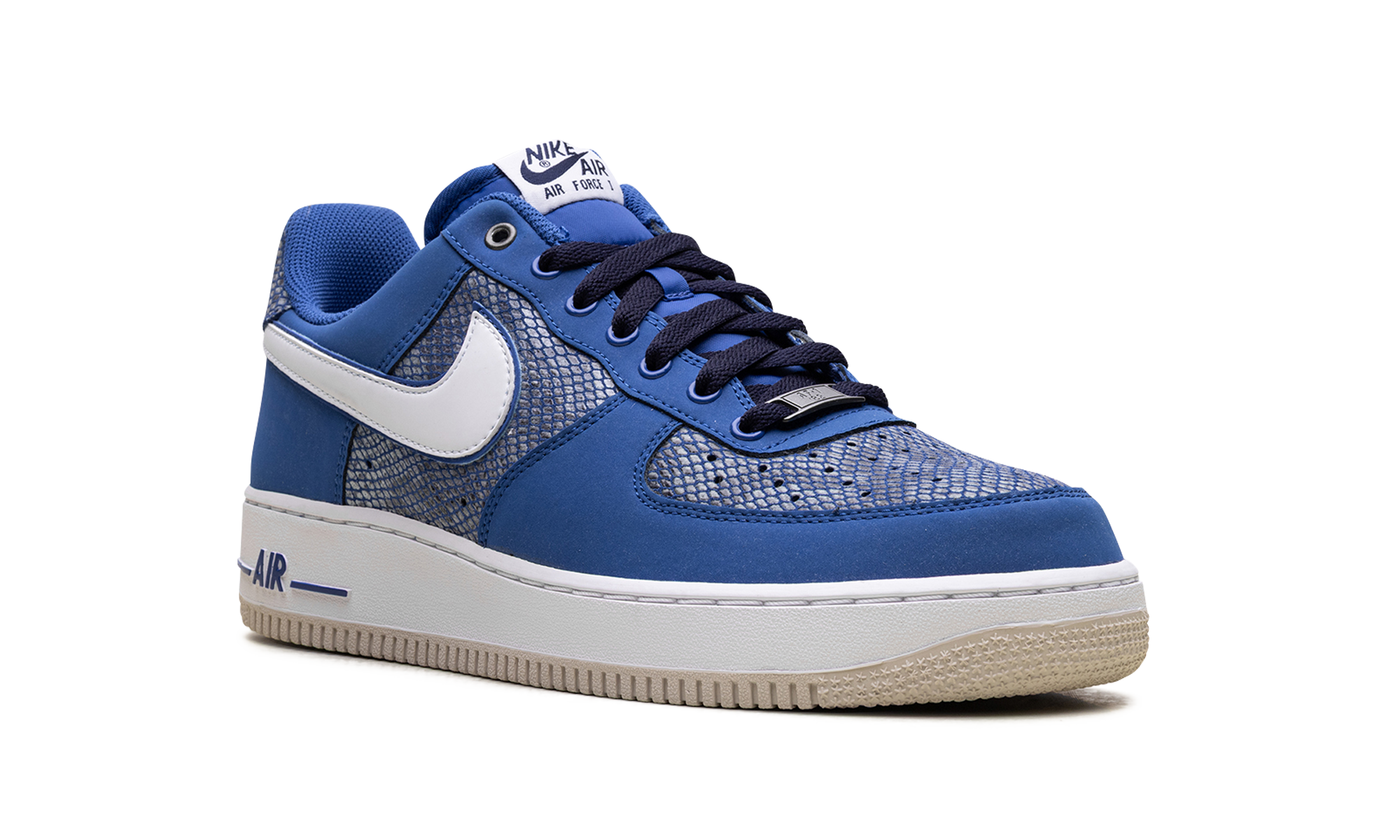 Nike Air Force 1 Snake Skin Blue 488298 410
