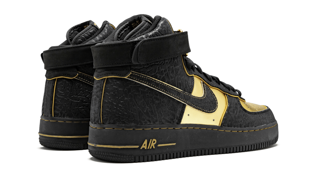 Nike Air Force 1 Hi Supreme Black / Gold 345189 002