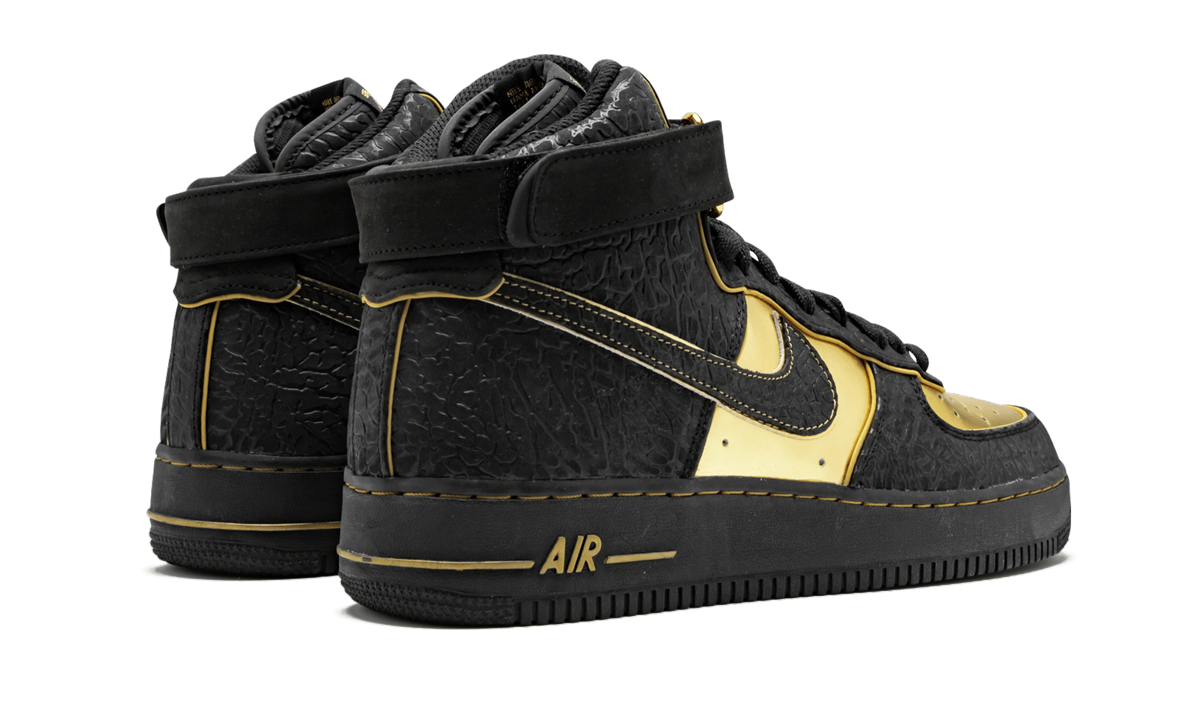 Nike Air Force 1 Hi Supreme Black / Gold 345189 002