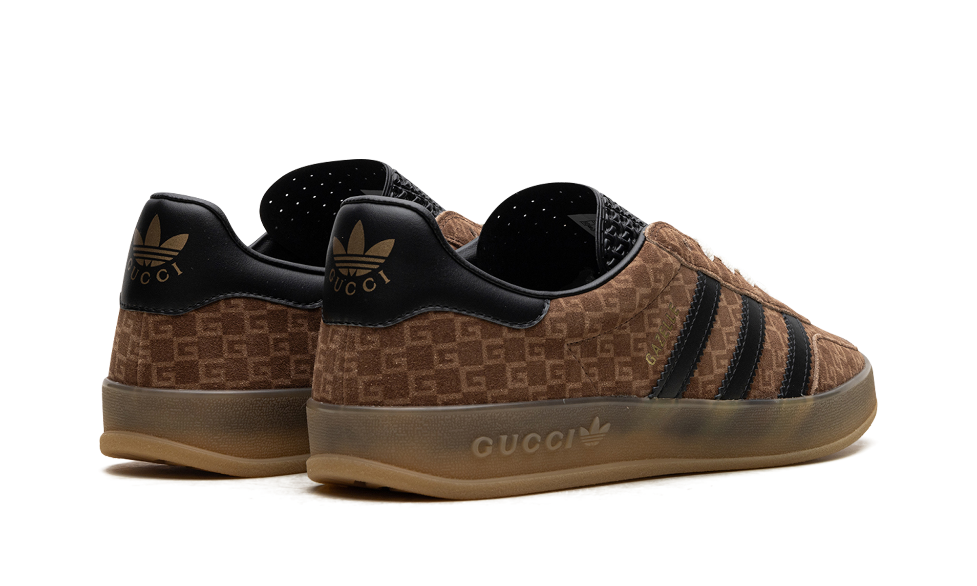 Adidas Gucci Gazelle GG Monogram - Brown 707847 AAA2V 8546