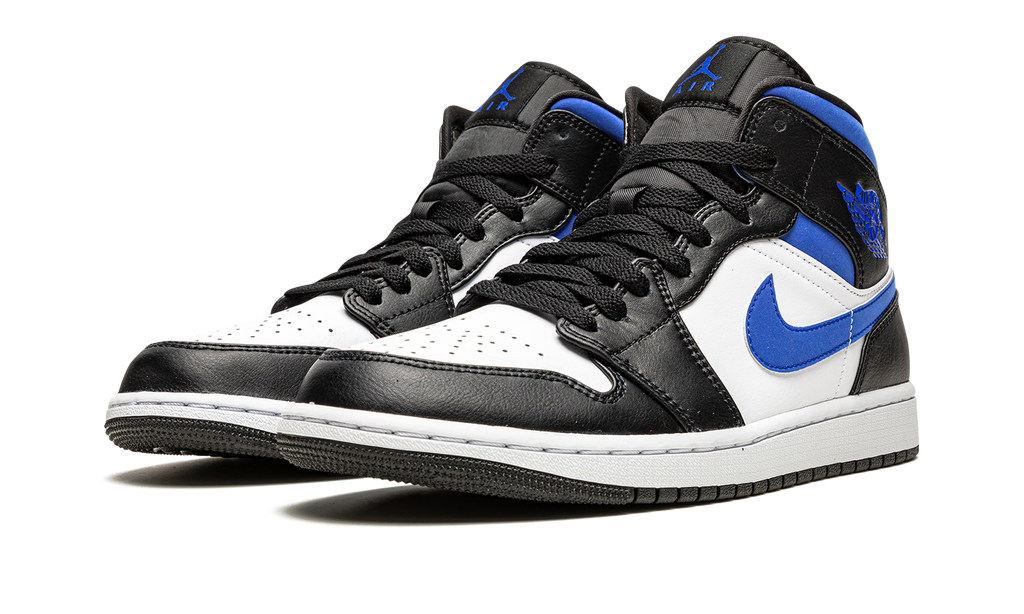 Air Jordan 1 Mid Racer Blue / Black / White 554724 140