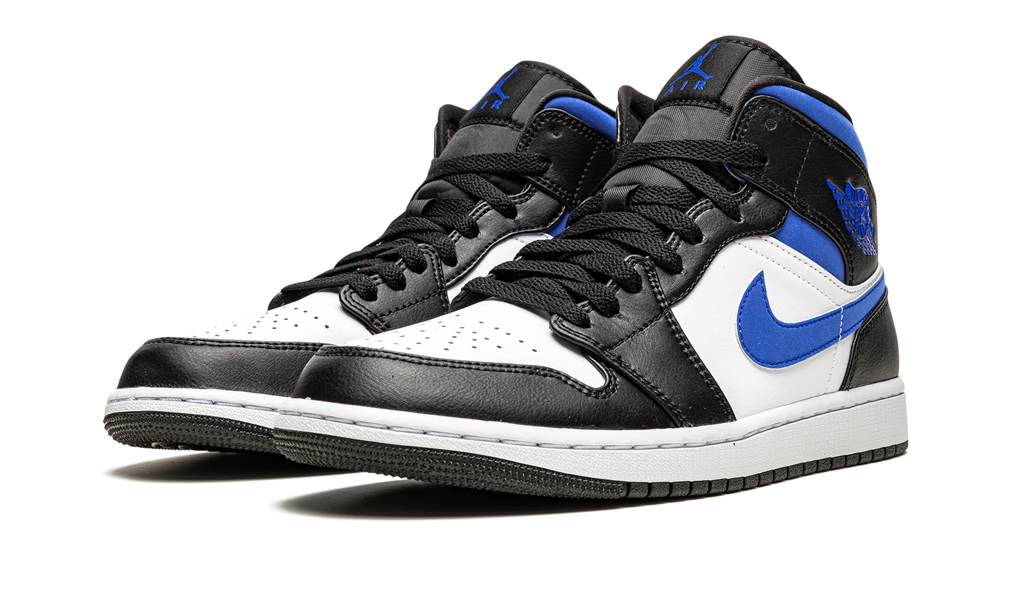 Air Jordan 1 Mid Racer Blue / Black / White 554724 140