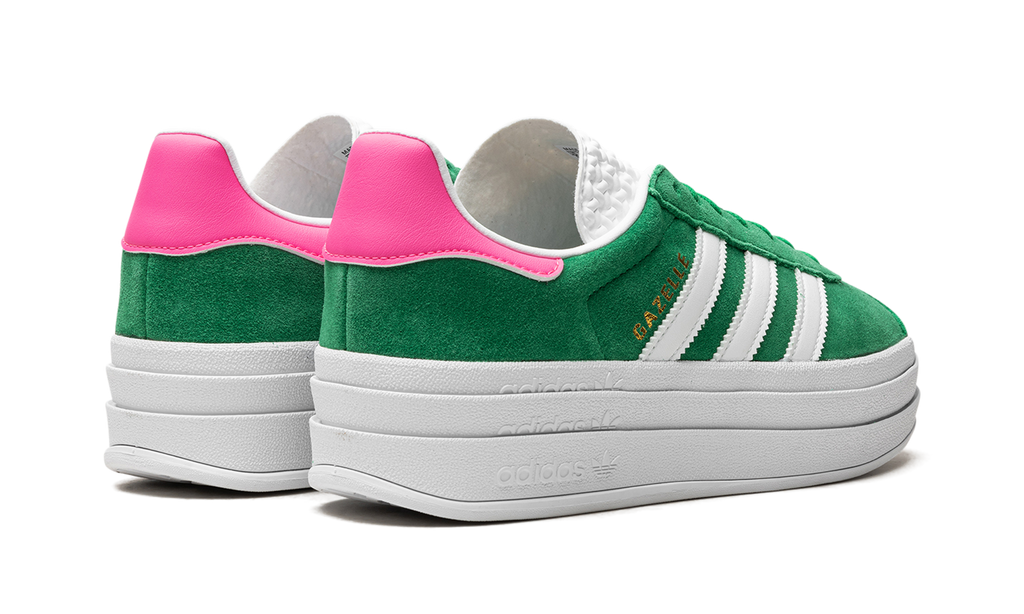 Adidas Gazelle Bold WMNS Green Lucid Pink IG3136