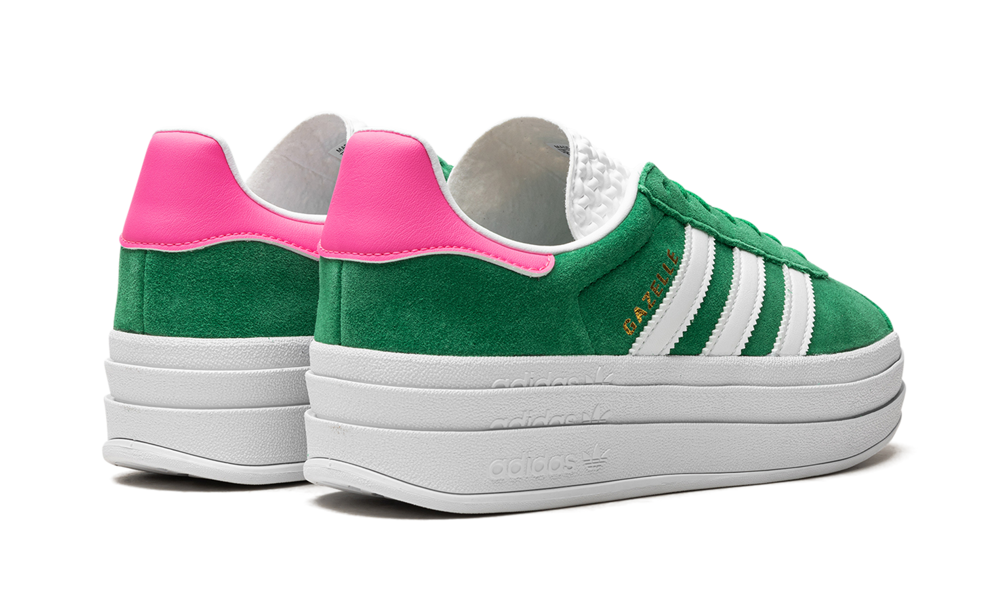 Adidas Gazelle Bold WMNS Green Lucid Pink IG3136