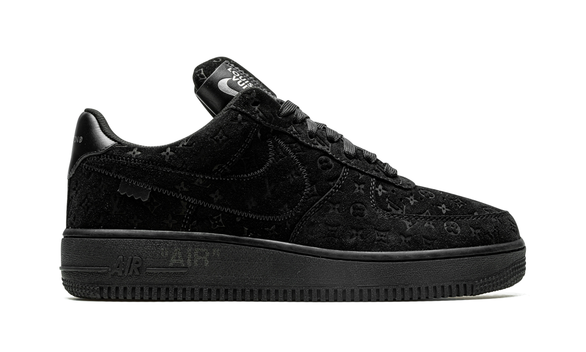 Nike Louis Vuitton Air Force 1 Low Virgil Abloh - BLACK/BLACK 1A9VD6