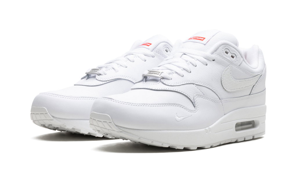 Nike Air Max 1 '87 SP Supreme Triple White HF8813 100