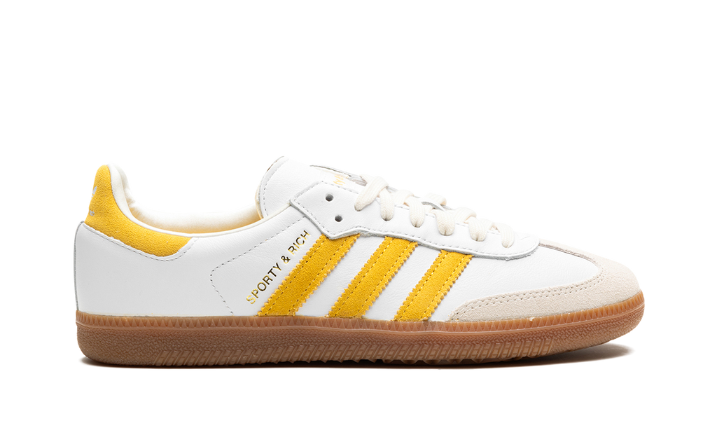 Adidas Samba OG SPORTY & RICH - White Bold Gold IF5661