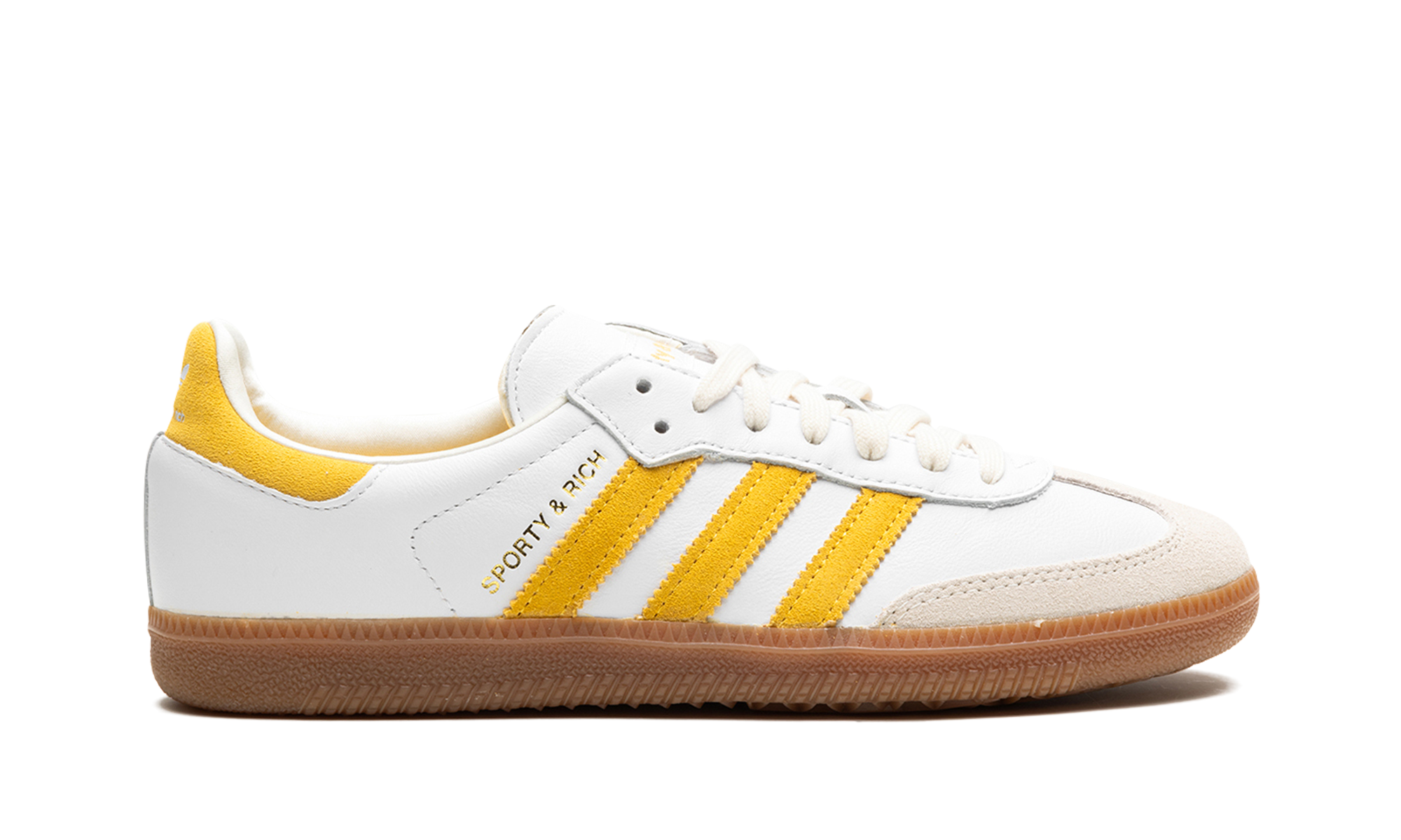 Adidas Samba OG SPORTY & RICH - White Bold Gold IF5661