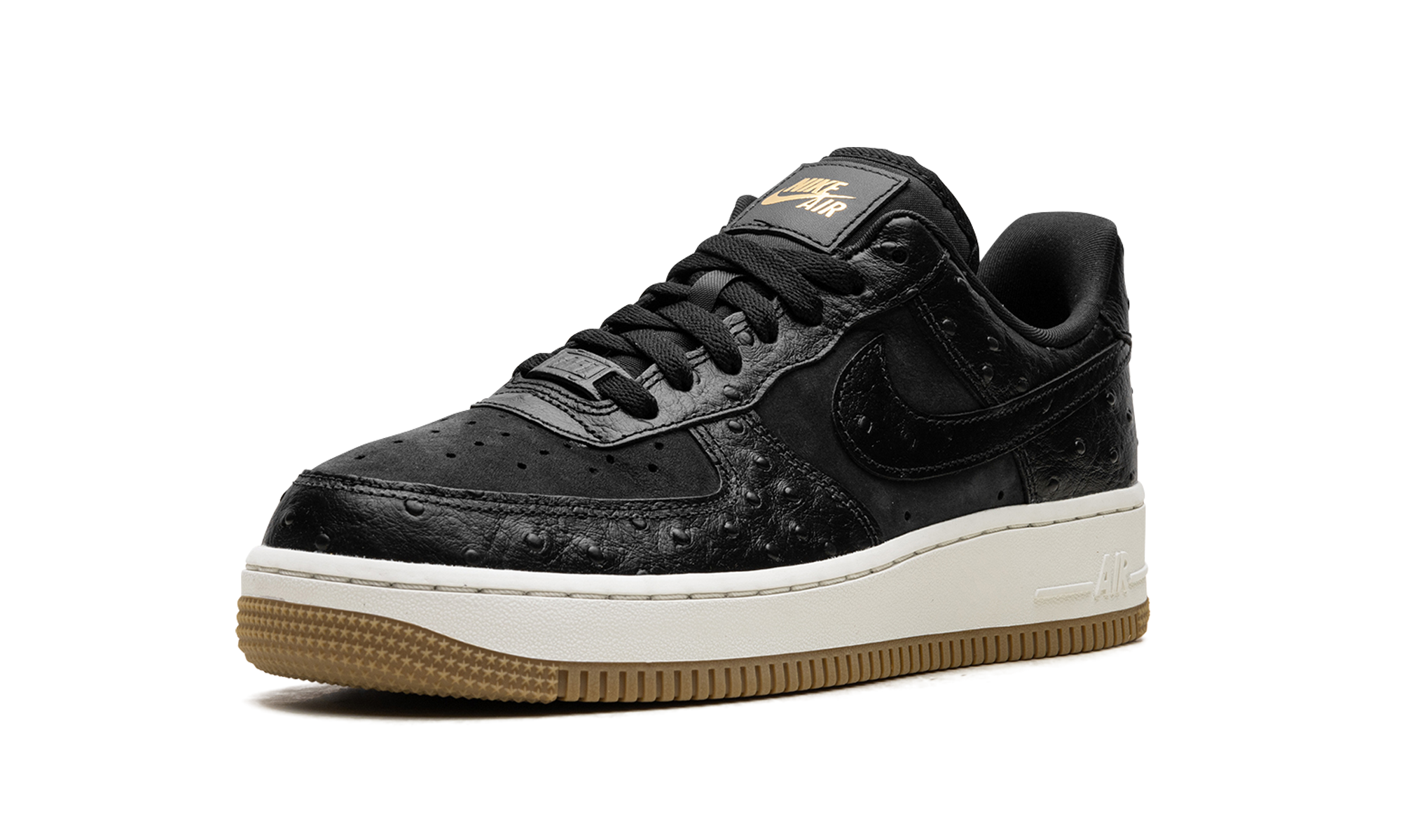 Nike Air Force 1 Low '07 WMNS Black Ostrich DZ2708 002