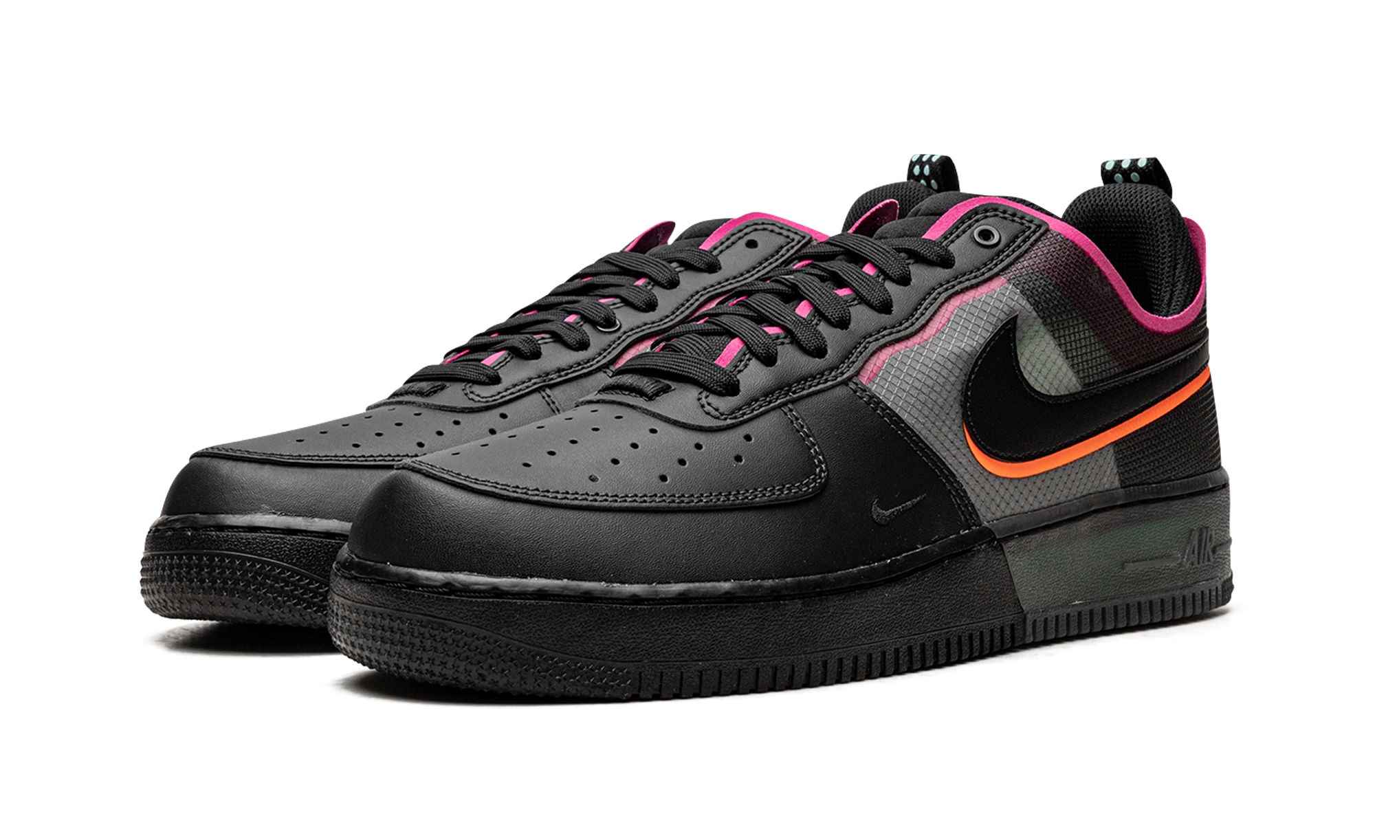 Nike Air Force 1 React Black / Pink Prime DH7615 001